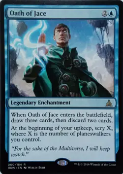 060/184 OATH OF JACE RARE OATH OF THE GATEWATCH MTG CARD - Image 1