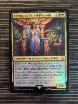 Assassin's Creed Cleopatra Exiled Pharaoh #52 Magic: The Gathering Card - Image 1