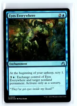 FOIL Eyes Everywhere Ravnica Remastered - MTG Magic the Gathering Card - Image 1