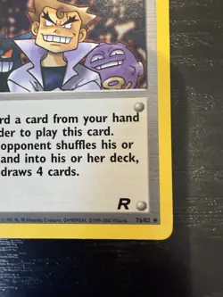 Imposter Oak's Revenge 76/82- 1st Edition Team Rocket Set Pokemon TCG Card - Image 3