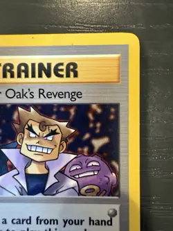Imposter Oak's Revenge 76/82- 1st Edition Team Rocket Set Pokemon TCG Card - Image 4
