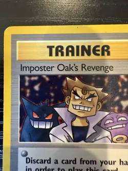 Imposter Oak's Revenge 76/82- 1st Edition Team Rocket Set Pokemon TCG Card - Image 5