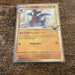 Cynthia’s Garchomp Ex 204 Black Star Promo, Gible, Gabite Cosmos Holo 3 Card Set - Image 3