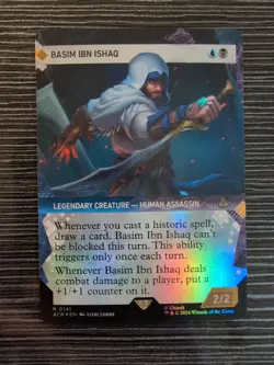 Assassin's Creed ACR Magic MTG Basim Ibn Ishaq #141 Foil NM Condition - Image 1