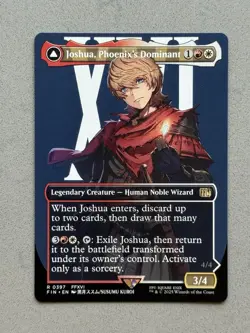 Joshua, Phoenix's Dominant #397 (Borderless) MTG Final Fantasy FIN Regular - NM - Image 1