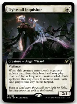 Lightstall Inquisitor (Extended Art) 320 MTG Edge of Eternities R NM - Image 1