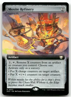 Moxite Refinery (Extended Art) 37 MTG Commander: Edge of Eternities R NM - Image 1