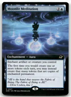 Moonlit Meditation (Extended Art) 327 MTG Edge of Eternities R NM - Image 1
