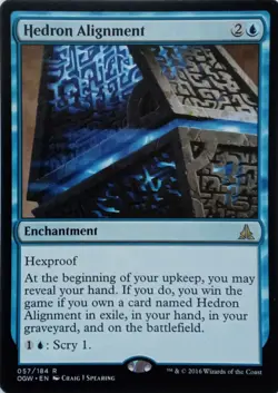 057/184 HEDRON ALIGNMENT RARE OATH OF THE GATEWATCH MTG CARD - Image 1