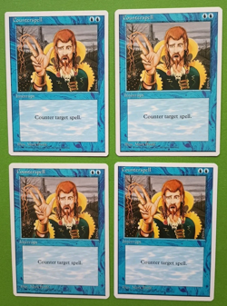 Magic the Gathering MTG Fourth (4th) Edition COUNTERSPELL X 4 LP/EX U 1995! - Image 1