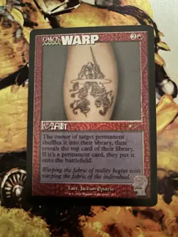 1x Chaos Warp MTG Secret Lair Drop Rare Retro Foil NM - Image 1