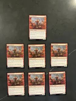 7x Seven Dwarves x7 - Throne of Eldraine - MTG Magic - NM Playset - Image 1