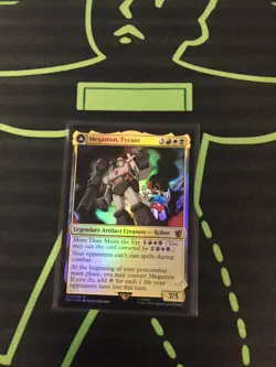 MTG Magic The Gathering Megatron, Tyrant Foil Transformers Commander - Image 1