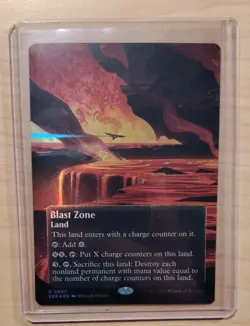 FOIL Blast Zone ( Borderless ) Edge of Eternities MTG 047 - Image 5