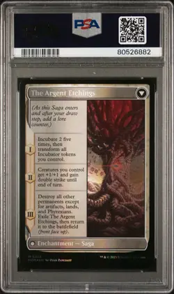 Elesh Norn March of the Machine MTG #338 Foil Serialized 333/500 PSA 10 - Image 3