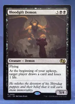 Bloodgift Demon - MTG - Foundations Jumpstart - Excellent NM - Image 1