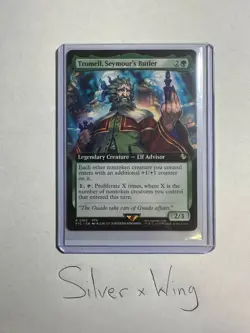 Tromell, Seymour's Butler Extended Art x1, MTG, Final Fantasy, FIN, NM - Image 1