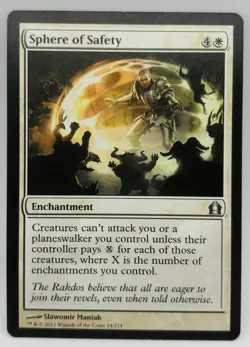 MTG Sphere of Safety Return to Ravnica 024/274 Regular - Image 1
