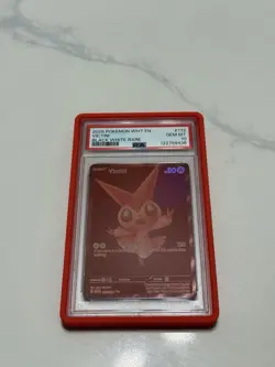 2025 POKEMON ENGLISH WHITE FLARE 172 VICTINI - GEM MINT PSA 10 - W/ GRADED GUARD - Image 2