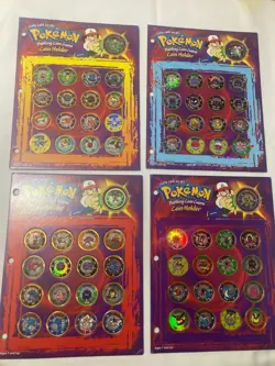 COMPLETE SET POKEMON 1999 BATTLING COIN GAME COLLECTION OF 150 NINTENDO HASBRO - Image 3