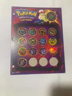 COMPLETE SET POKEMON 1999 BATTLING COIN GAME COLLECTION OF 150 NINTENDO HASBRO - Image 4