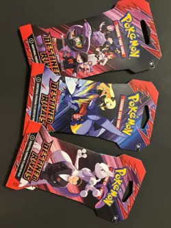 Pokemon TCG: Destined Rivals Sleeved Booster Pack Lot Of 3 - Image 1