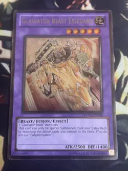 Yugioh: Gladiator Beast Essedarii - EXVC-EN086 - Ultimate Rare - Unlimited - LP - Image 1