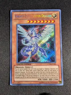 Yugioh - Galaxy-Eyes Photon Dragon CT08-EN003 Limited Edition Secret Rare NM - Image 1