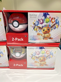 POKEMON ELITE TRAINER BOX SCARLET & VIOLET PRISMATIC EVOLUTIONS 2-PACK SEALED - Image 2