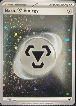Basic Metal Energy (Cosmos Holo) 008 Sv01: Set Holo - Pokemon Card - Image 1