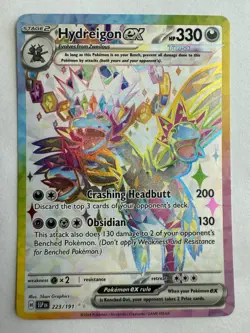 Hydreigon EX 223/191 Pokemon TCG Surging Sparks Ultra Rare - Image 1