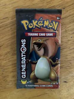 Pokemon TCG Generations Booster Pack Charizard Factory Sealed - Image 1