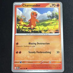Pokemon 151 Starter Set Charmander, Squirtle, Bulbasaur, Pikachu Common Lot NM - Image 2