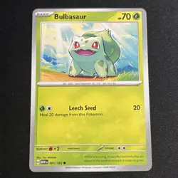 Pokemon 151 Starter Set Charmander, Squirtle, Bulbasaur, Pikachu Common Lot NM - Image 4