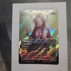 Aerith Gainsborough (Borderless) (Surge Foil) Final Fantasy Foil - Image 1