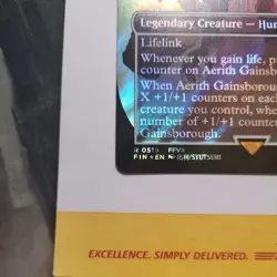 Aerith Gainsborough (Borderless) (Surge Foil) Final Fantasy Foil - Image 5