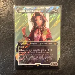 Aerith Gainsborough (Borderless) (Surge Foil) Final Fantasy Foil - Image 1