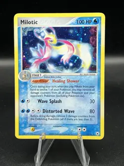 Pokemon EX Hidden Legends Milotic 12/101 Holo Card NM/Excellent Swirl WJ1 - Image 1