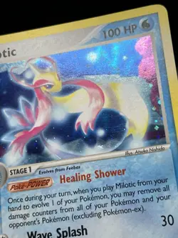 Pokemon EX Hidden Legends Milotic 12/101 Holo Card NM/Excellent Swirl WJ1 - Image 3