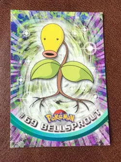 BELLSPROUT TOPPS TV ANIMATION GRADED POKEMON CARD #69 - Image 1