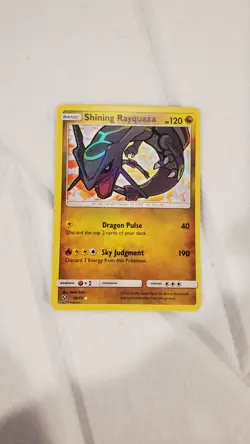 Pokemon TCG Shining Rayquaza Card Shining Legends 56/73 Holo Shiny - Image 2