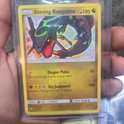 Pokemon TCG Shining Rayquaza Card Shining Legends 56/73 Holo Shiny - Image 1