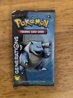 Pokemon TCG Generations Booster Pack Blastoise Factory Sealed - Image 1