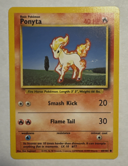 Lot Of 5 Pokemon Base set Vintage Cards Deveolution Ponyta Nidoran Dewgong LP/NM - Image 4