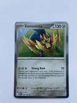 146/182 Zamazenta : Rare Holo Card :Destined Rivals :Pokemon TCG - Image 1