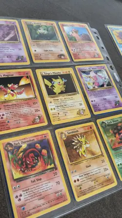 Vintage Pokemon Card Lot - 38 x WOTC Era Gym Heroes & Team Rocket - 1999-2000 - Image 1