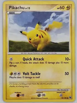 Pikachu 70/100 Pokemon - Diamond and Pearl Majestic Dawn MP - Image 1