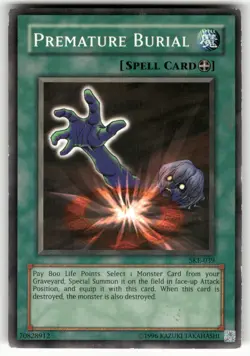 Premature Burial Starter Deck: Kaiba Evolution Yugioh Lightly played - Image 1