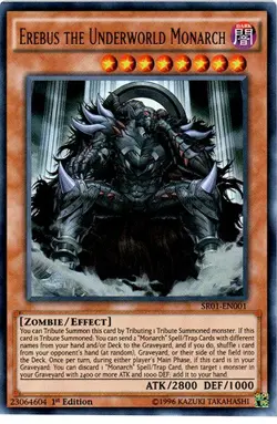 Erebus the Underworld Monarch - SR01-EN001 - Ultra Rare - Unlimited Edition NM Y - Image 1