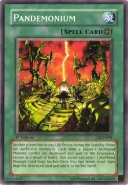Pandemonium - DCR-094 - Common - 1st Edition NM YuGiOh! Dark Crisis - DCR - Image 1